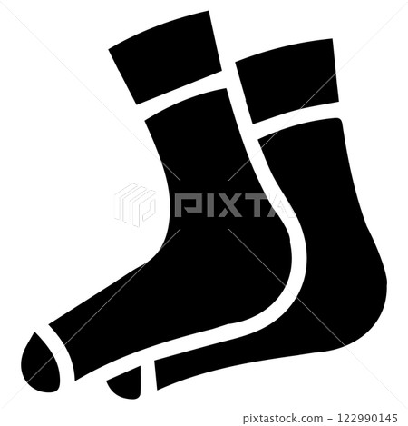sock icon vectors illustration symbol design sock icon vectors illustration symbol design 122990145