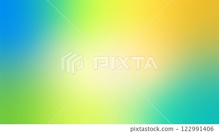 彩色漸層背景材質：藍色到綠色到橘色 122991406