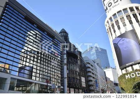 Shibuya, Tokyo cityscape 122991814