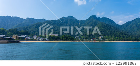 廣島嚴島神社全景 廣島嚴島神社全景 122991862