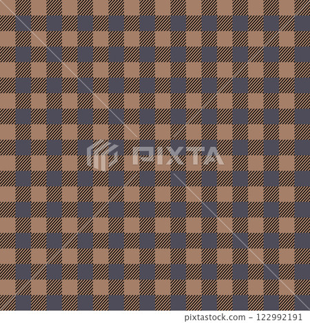 Lumberjack plaid seamless pattern. Fashion stylized background.  122992191
