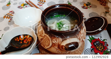 在俄羅斯餐廳點的餃子 在俄羅斯餐廳點的餃子 122992928