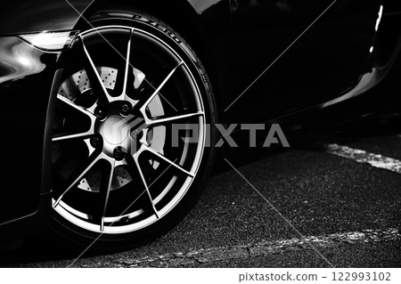 Sports car tires (wheels) 122993102