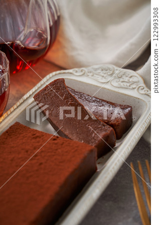 Chocolate terrine – a rich and elegant Valentine's Day treat Chocolate terrine – a rich and elegant Valentine's Day treat 122993308