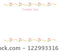 tulip flower frame 122993316