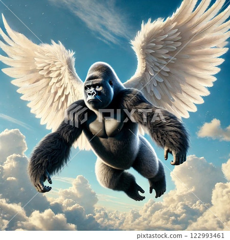 Flying Gorilla 122993461