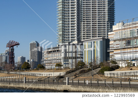 Scenery of Tokyo Bay Area 122993569