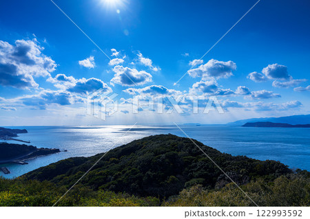 和歌山北淡海峽：隔海峽與淡路島、友島、加太港相望① 122993592