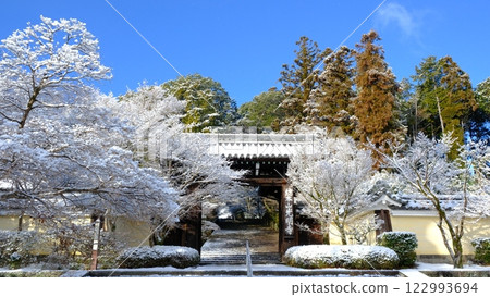 青光明寺的雪 青光明寺的雪 122993694