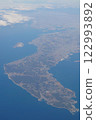 Panoramic view of Chita Peninsula and Chubu Centrair International Airport from the south 122993892