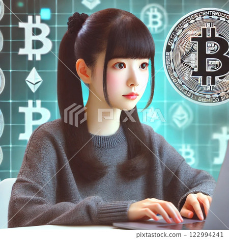 比特幣和日本女性 比特幣和日本女性 122994241