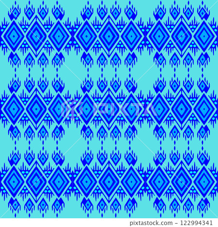 vector seamless geometric pattern background, ethnic pattern, fabric textile, textile design, fashion and boho for wallpaper, textile fills, surface fill style 122994341