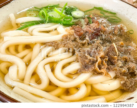 Fukuoka Hakata Specialty: Meat Udon Fukuoka Hakata Specialty: Meat Udon 122994387