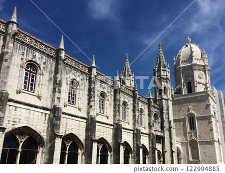Jeronimos Monastery on a sunny day 122994885