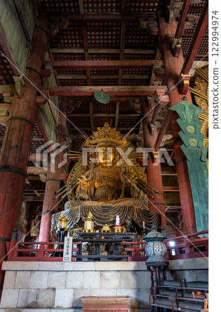 Statue of Kokuzo Bosatsu at Todaiji Temple in Nara 122994974