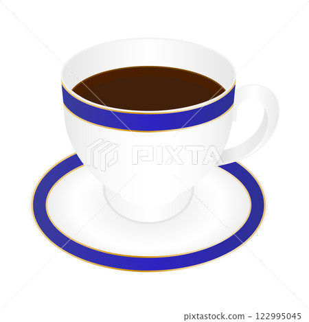 Illustration of a cup of coffee 122995045