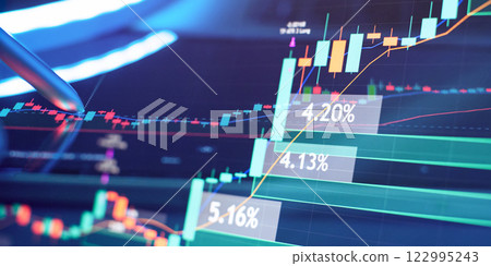 Financial trading charts: market patterns, analytics, and technical indicator 122995243