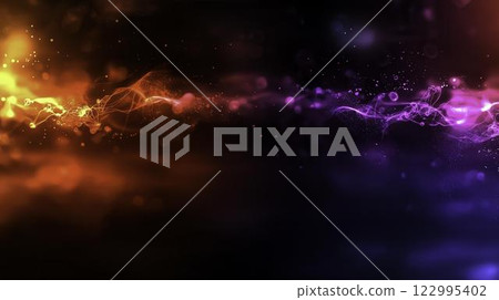 Abstract Colorful Light Waves in Warm and Cool Tones Abstract Colorful Light Waves in Warm and Cool Tones 122995402