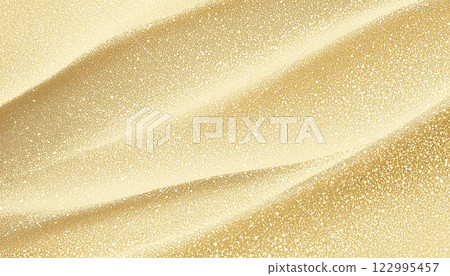 Golden Glitter Texture Background with Sparkling Accents and Shimmering Sand Surface 122995457