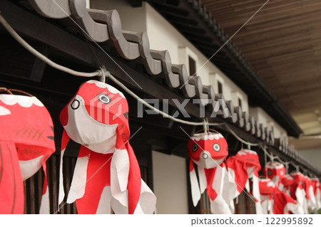 "Goldfish Lanterns" Yanai City White Wall Townscape Sightseeing in Yamaguchi Prefecture "Goldfish Lanterns" Yanai City White Wall Townscape Sightseeing in Yamaguchi Prefecture 122995892