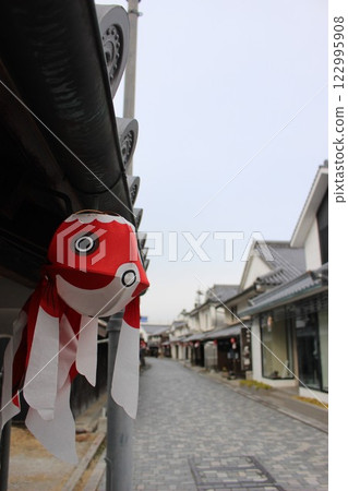 "Goldfish Lanterns" Yanai City White Wall Townscape Sightseeing in Yamaguchi Prefecture "Goldfish Lanterns" Yanai City White Wall Townscape Sightseeing in Yamaguchi Prefecture 122995908