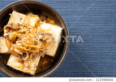 meat and tofu meat and tofu 122996600