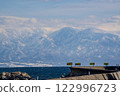 Noto Peninsula Nanao City Coastline Tateyama mountain range hidden in the clouds 122996723