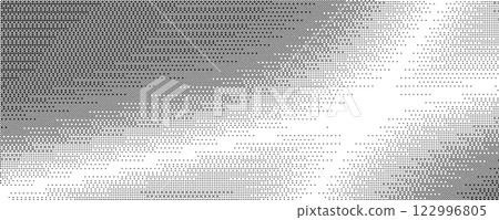 Bitmap pattern with pixel texture. Dotted gradient. Retro vector gradation of computer game bg. Abstract geometric halftone effect. Digital speckle dither wallpaper Bitmap pattern with pixel texture. Dotted gradient. Retro vector gradation of computer game bg. Abstract geometric halftone effect. Digital speckle dither wallpaper 122996805