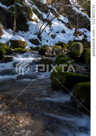 Kawachi Valley in winter 122997232