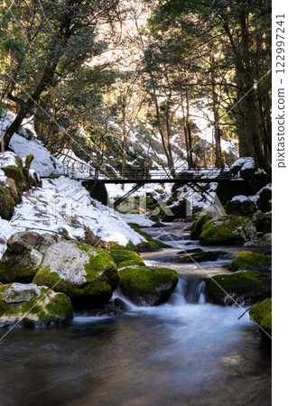Kawachi Valley in winter 122997241