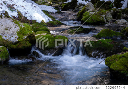 Kawachi Valley in winter 122997244