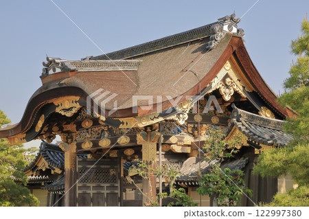 World Heritage Kyoto Nijo Castle Karamon Gate 122997380