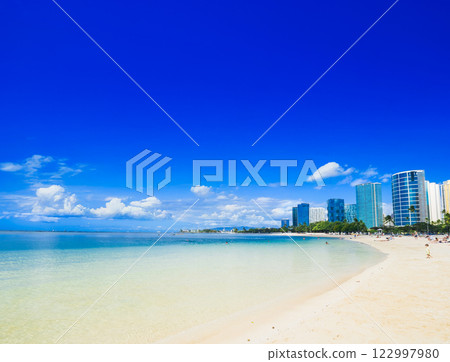 夏威夷阿拉莫阿納海灘 122997980