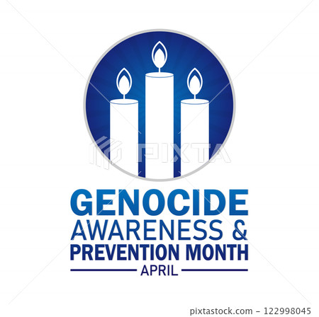 Genocide Awareness And Prevention Month banner 122998045