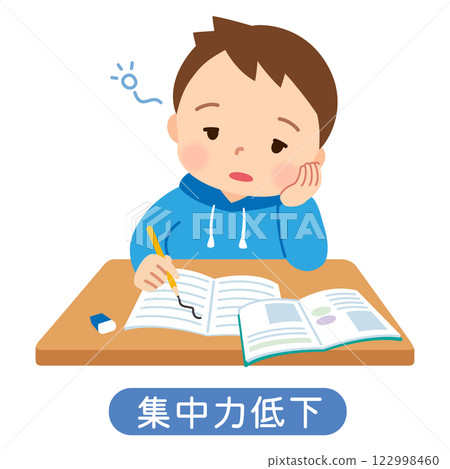 Children who cannot concentrate on their studies Developmental disorders 122998460