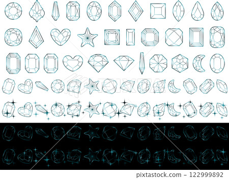 雕花玻璃，16 藍綠色 122999892
