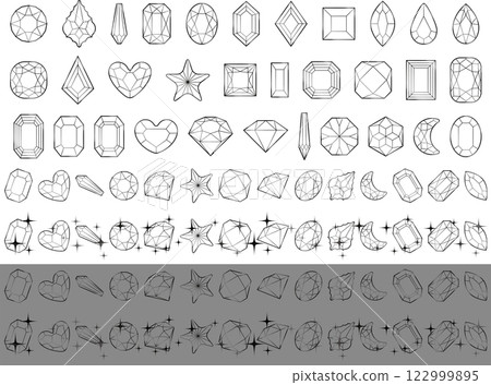 Cut glass, 19 black Cut glass, 19 black 122999895