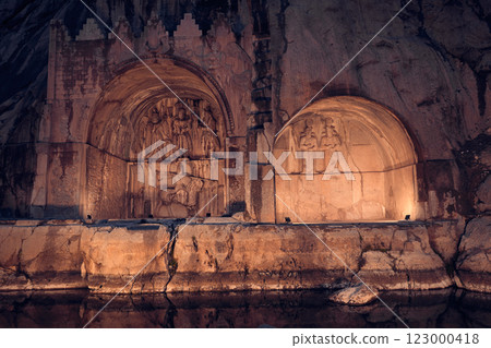 Taq Bostan or Taq-e Bostan in Kermanshah, Iran Taq Bostan or Taq-e Bostan in Kermanshah, Iran 123000418