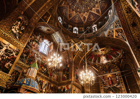 Vank cathedral in Isfahan city, Iran 123000420