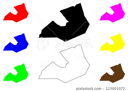 Tatui city (Federative Republic of Brazil, Sao Paulo state) map vector illustration, scribble sketch Tatui map Tatui city (Federative Republic of Brazil, Sao Paulo state) map vector illustration, scribble sketch Tatui map 123001072
