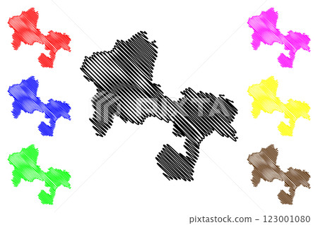 Royal borough, unitary authority area ofWindsor and Maidenhead (United Kingdom of Great Britain and Northern Ireland, ceremonial county Berkshire, Berks, England) map vector, scribble sketch map Royal borough, unitary authority area ofWindsor and Maidenhead (United Kingdom of Great Britain and Northern Ireland, ceremonial county Berkshire, Berks, England) map vector, scribble sketch map 123001080