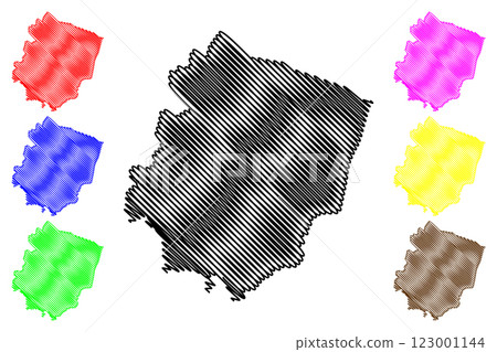 Worcester Non-metropolitan district, Cathedral city (United Kingdom of Great Britain and Northern Ireland, ceremonial county Worcestershire or Worcs, England) map vector illustration, scribble sketch Worcester Non-metropolitan district, Cathedral city (United Kingdom of Great Britain and Northern Ireland, ceremonial county Worcestershire or Worcs, England) map vector illustration, scribble sketch 123001144