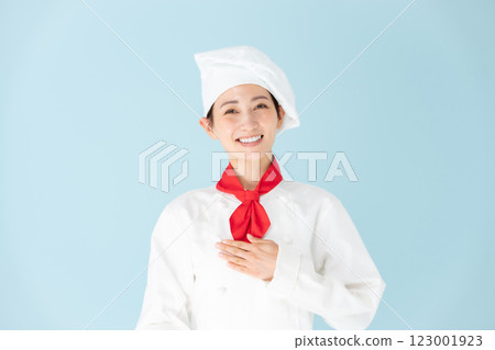 女廚師廚師服留給我們 123001923