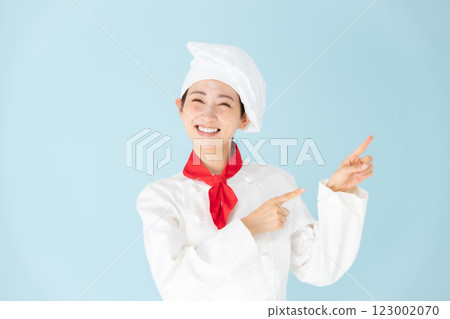 女廚師廚師外套指向 123002070