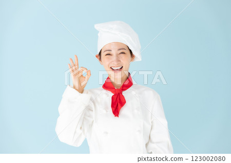 Female chef cook coat OK 123002080