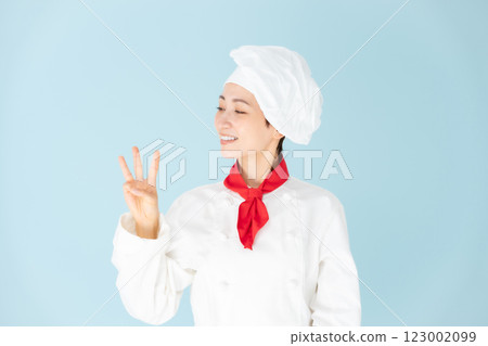 Female chef cook coat 3 123002099