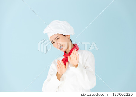 Female chef cook coat not allowed Female chef cook coat not allowed 123002220