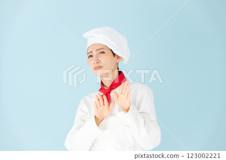 Female chef cook coat not allowed Female chef cook coat not allowed 123002221