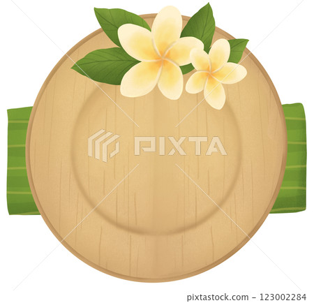 Wooden plate 123002284