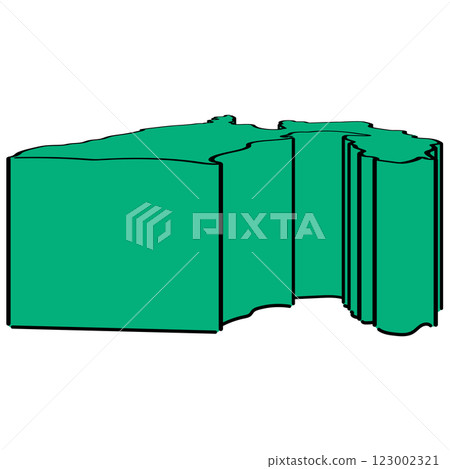 Shizuoka prefecture _ isometric illustration _01 123002321